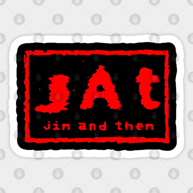 Jim and Them Wolf Pack Sticker by Jim and Them